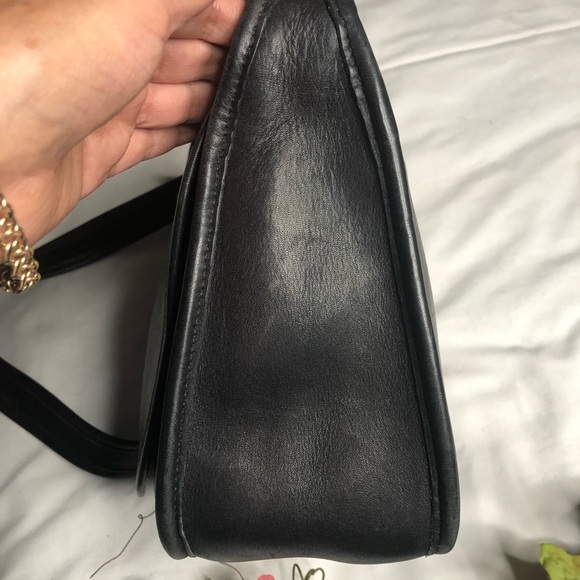 - Coach Patricia legacy saddle vintage shoulder cross body messenger black… - Picture 2 of 10